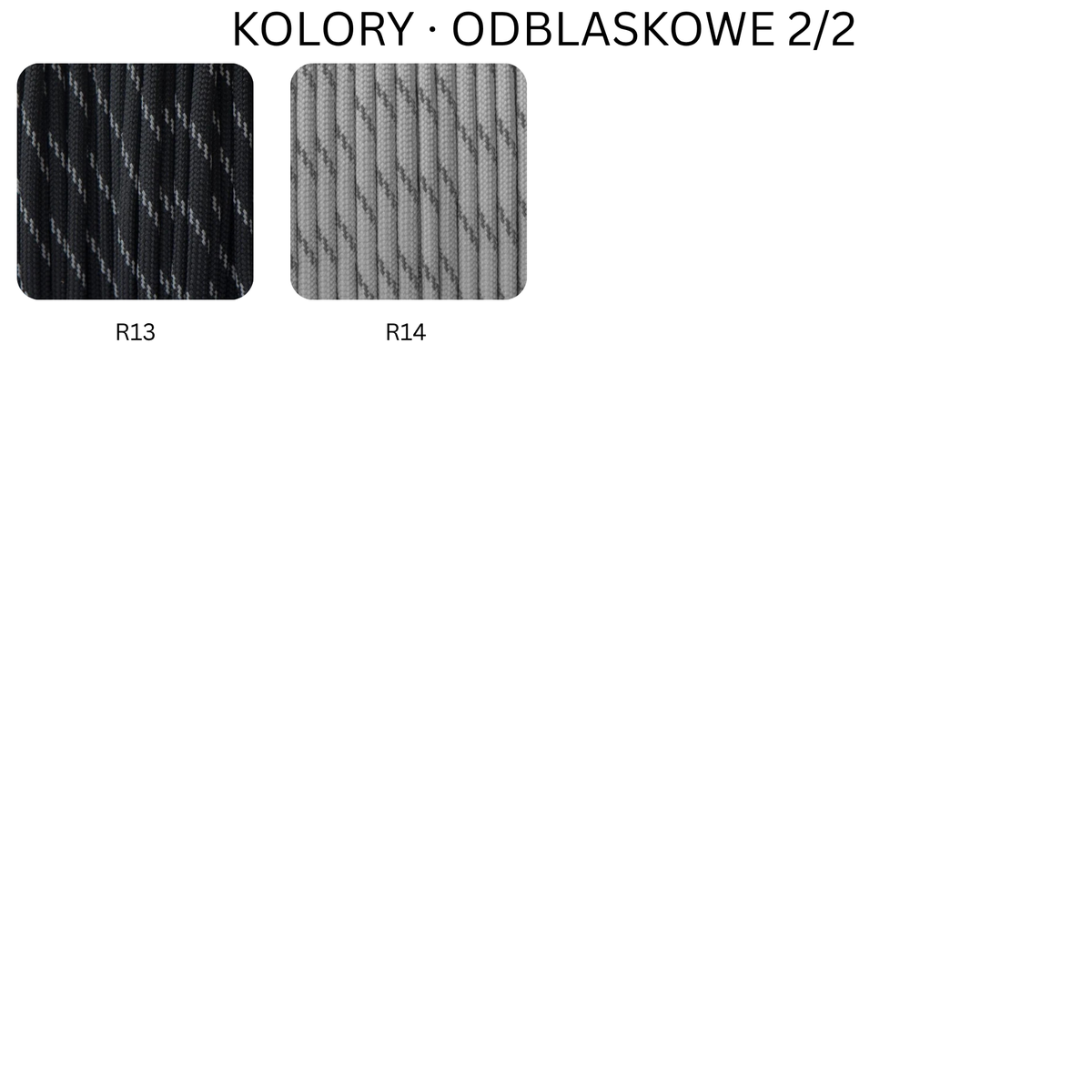 Obroża z paracordu – Model H02