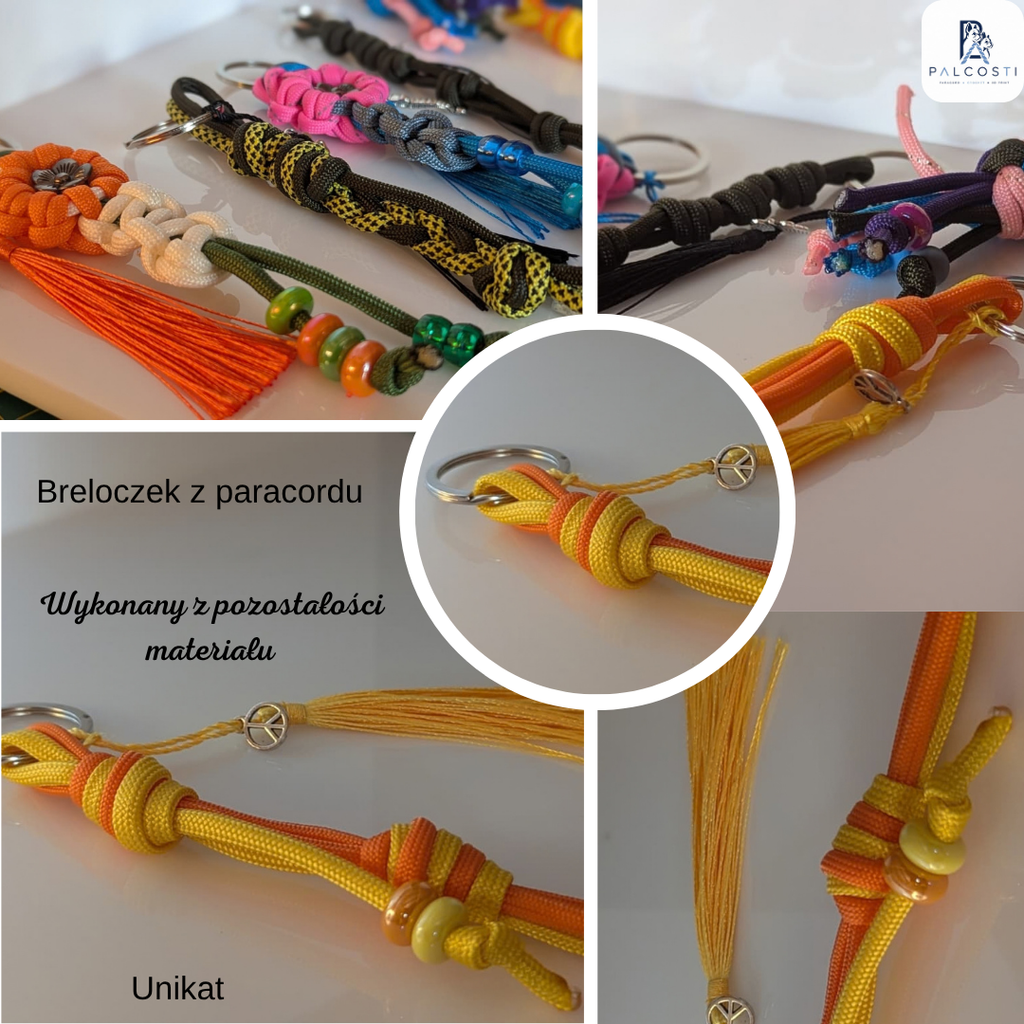 Breloczki z paracordu – Ręcznie wykonane unikaty