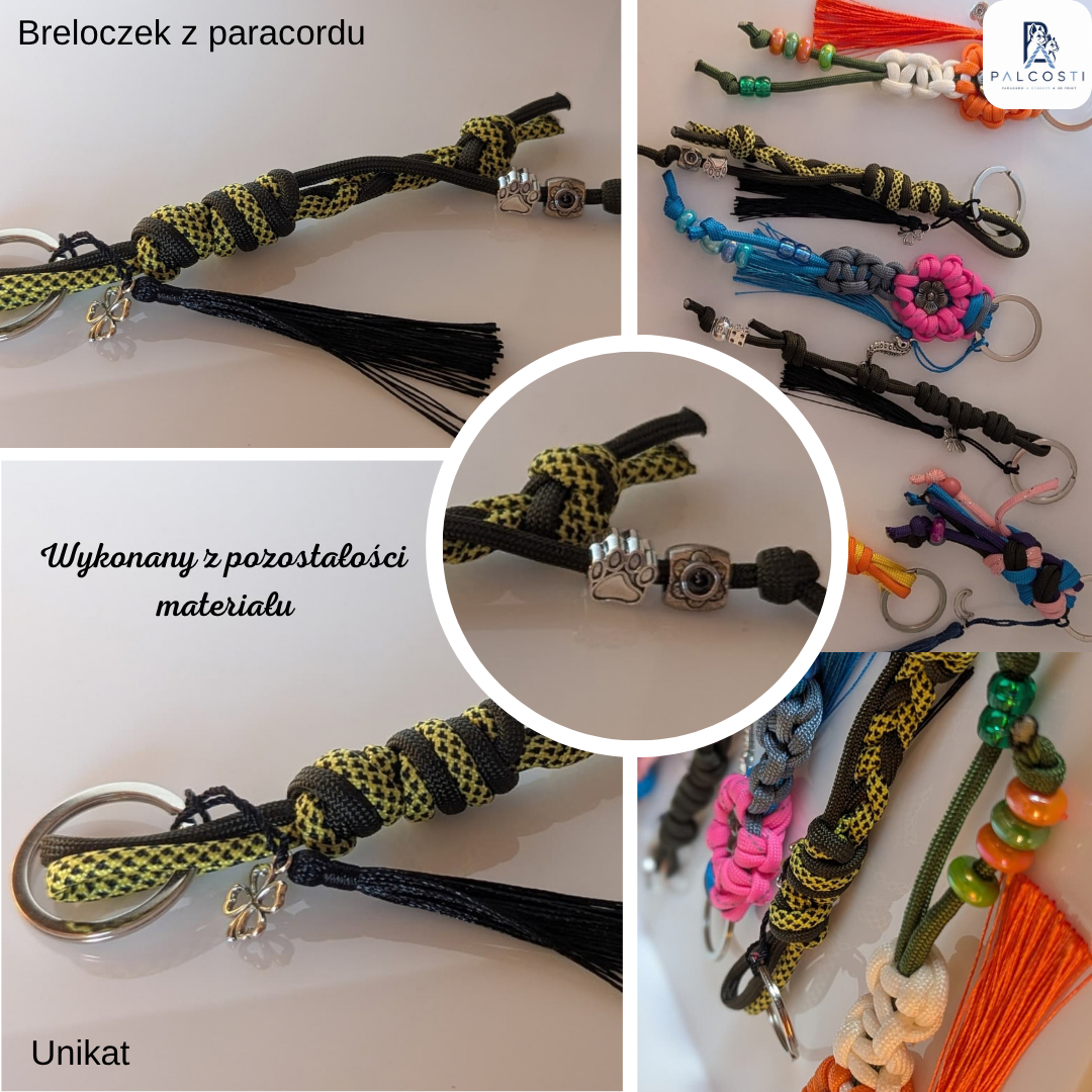 Breloczki z paracordu – Ręcznie wykonane unikaty