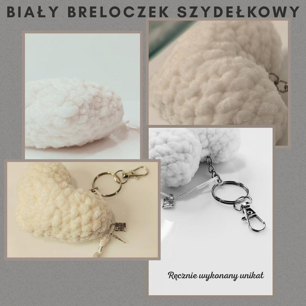 Breloczki serduszka na szydełku – Ręcznie wykonane unikaty